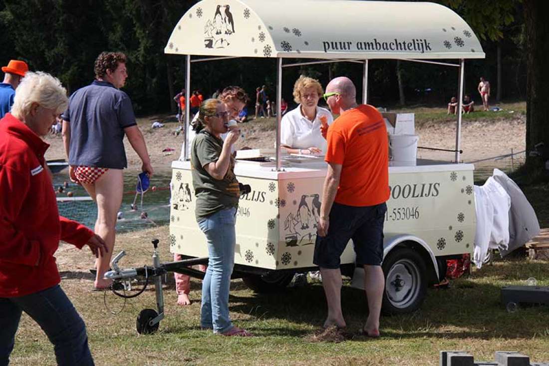 Noordpoolijs wagen